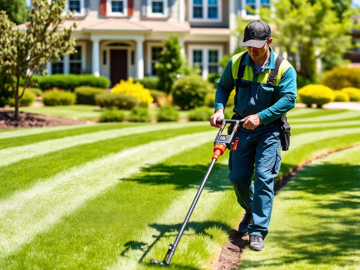 Lawn care work