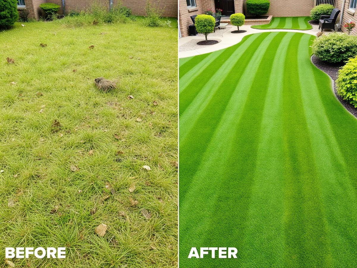 Lawn care work